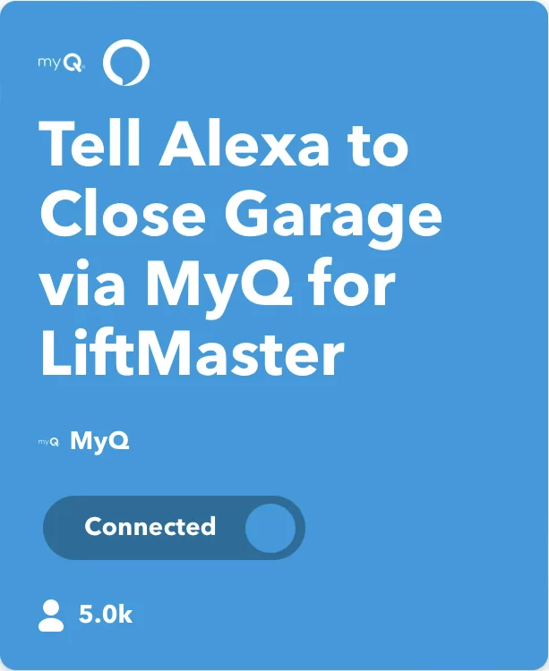 Alexa myq hot sale