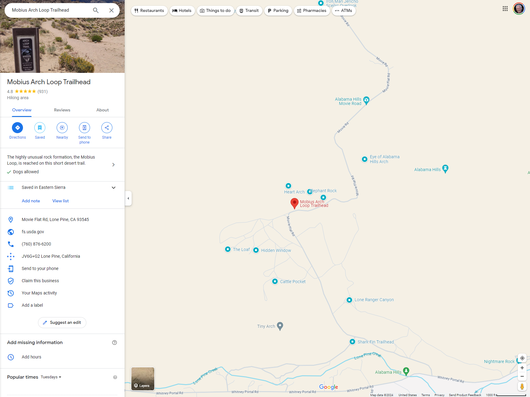Google Maps Mobius Arch Loop Trailhead.png