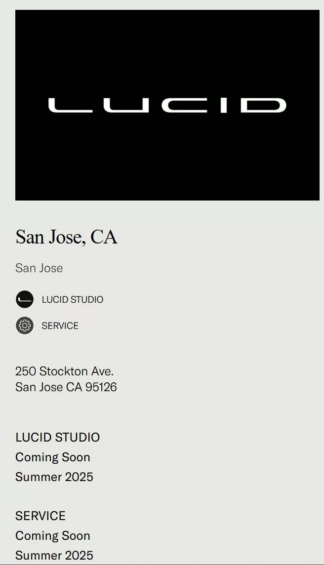 Lucid San Jose Service Showroom.webp