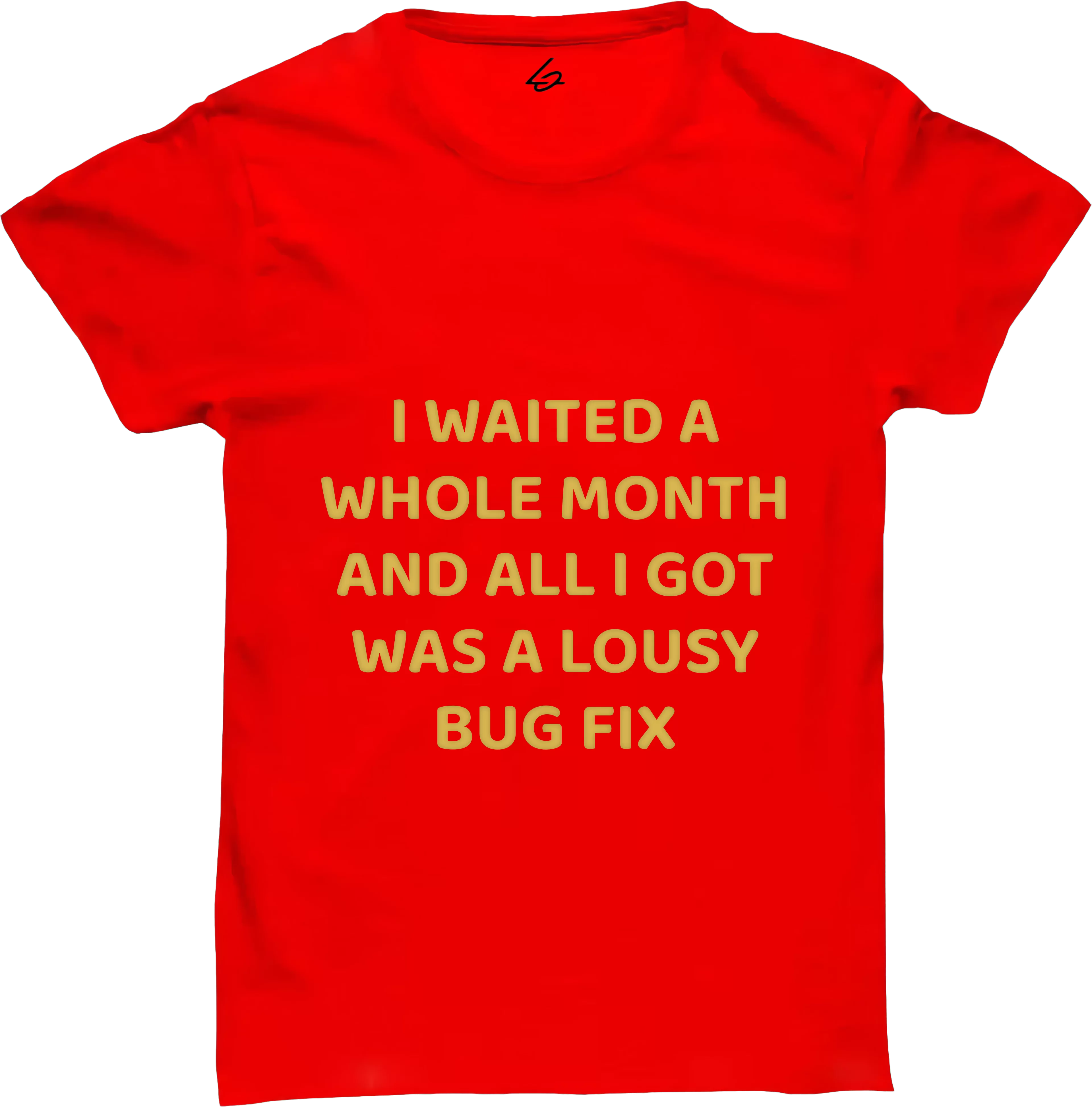 Red T-Shirt Lousy Bug Fix.webp