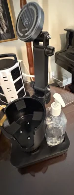 Console with phone holder.webp